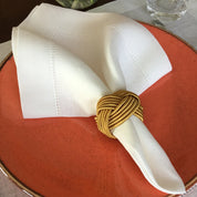 Off-White Hemstitch Placemat and Napkin Set