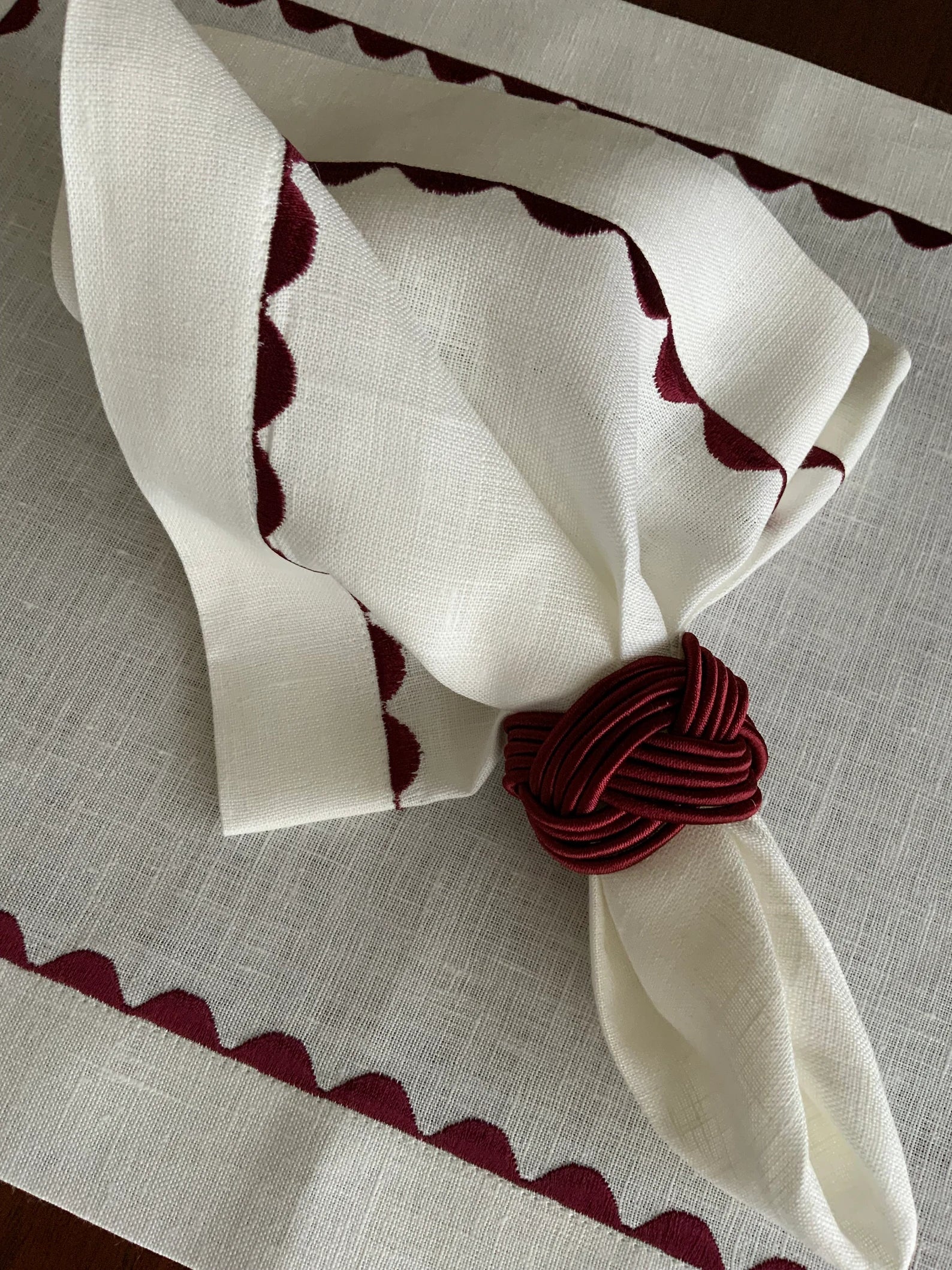 Örgü Peçete Halkası